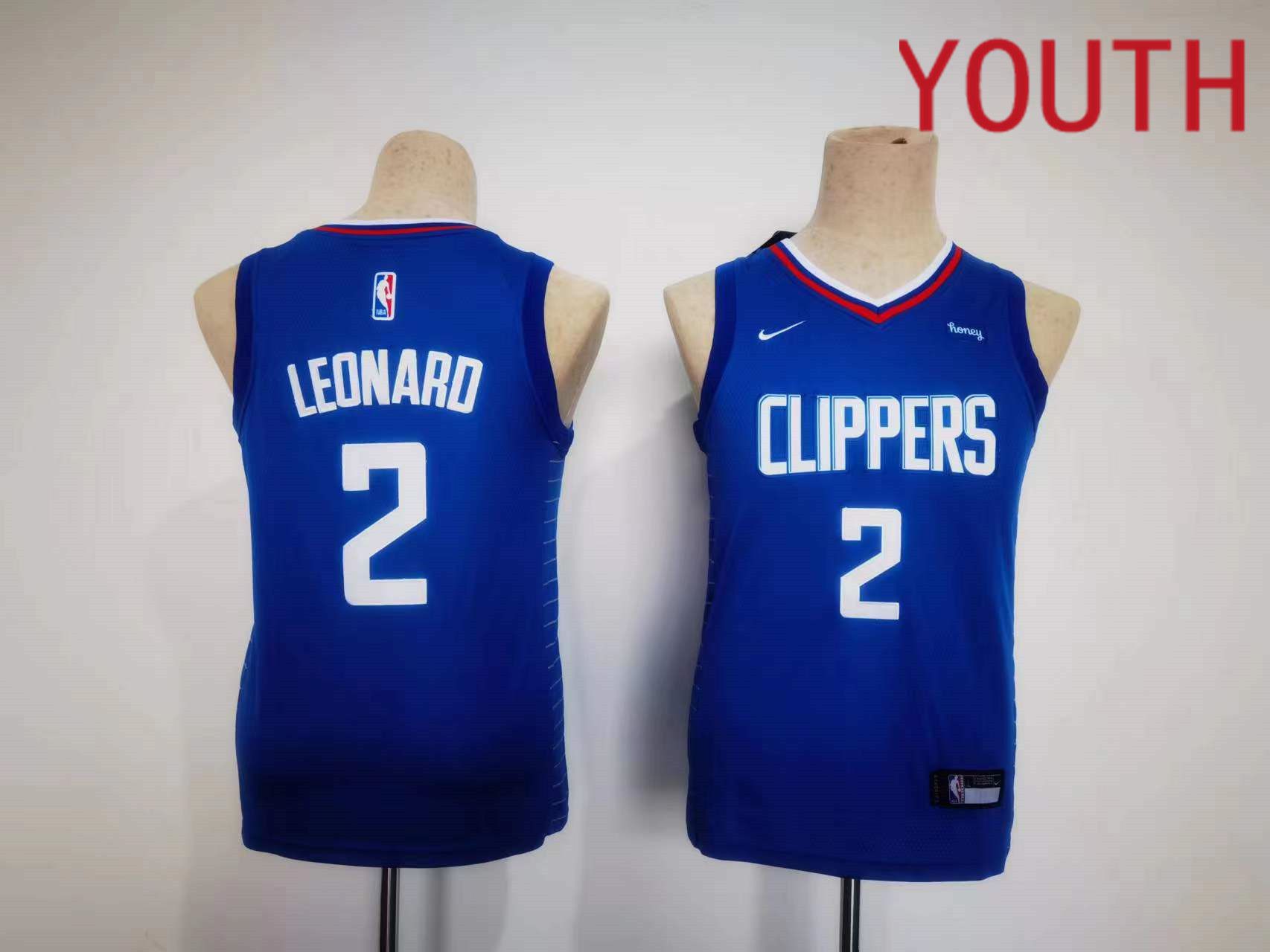 Youth Los Angeles Clippers #2 Leonard Blue Nike Game 2023 NBA Jersey->chicago bulls->NBA Jersey